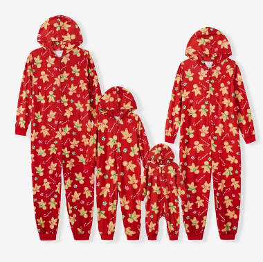 Christmas Family Gingerbread Man Onesies