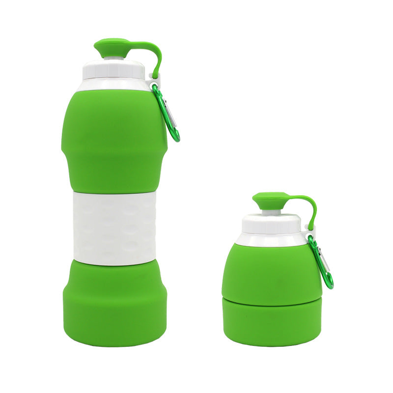 Silicone folding water bottle