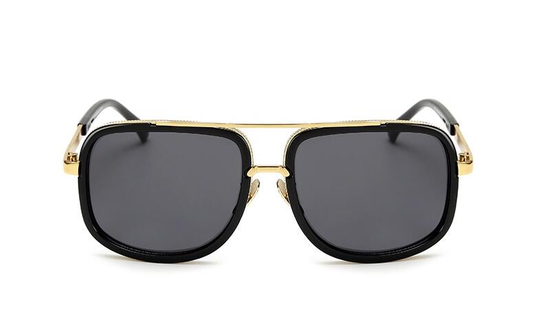 Flat Top Hot Square Sunglasses Men Women Luxury Brand Design Couple Lady Celebrity Brad Pitt Sun Glasses Super star Eyewear